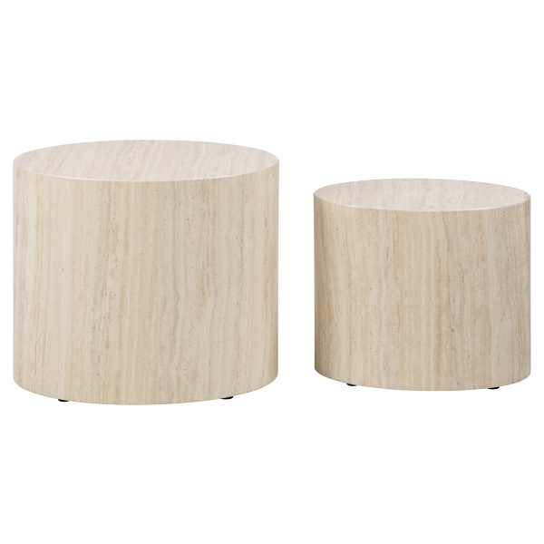 Zestaw stolików Mice trawertyn - ACTONA